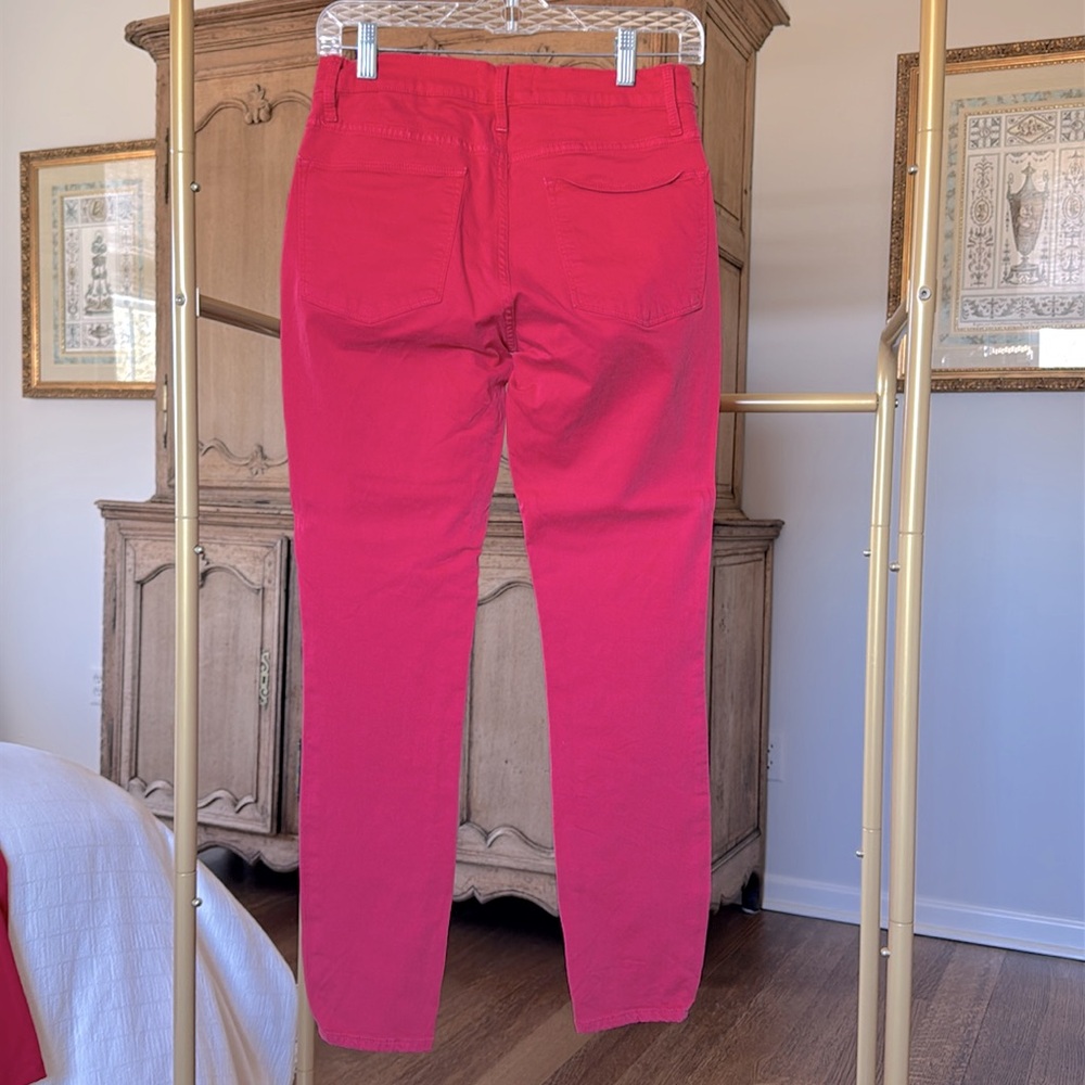 Frame Denim  Le High Skinny Red Jeans, 27 - Picture 5 of 5